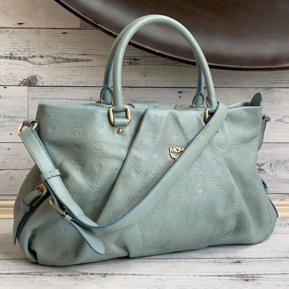 Authentic MCM 2-Way Embossed Shoulder/Handbag - Picture 7 of 14